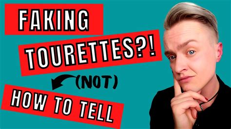 how to know if tourettes are fake